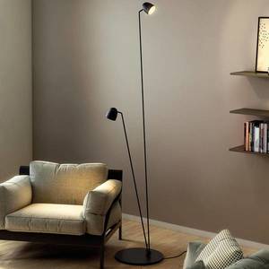 B.lux Flexibilne nastaviteľná stojacia lampa LED Speers F čierna. vyobraziť