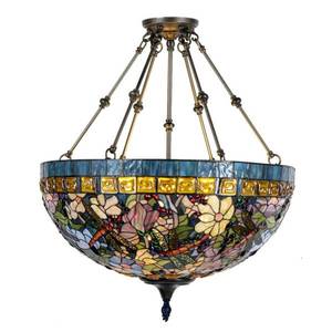 Clayre&Eef Gloria – závesná lampa v štýle Tiffany vyobraziť