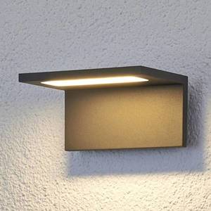 Lucande Ploché vonkajšie nástenné LED svietidlo Caner vyobraziť