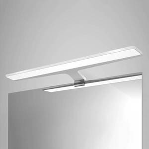 Ebir Nayra – biele zrkadlové LED svietidlo vyobraziť