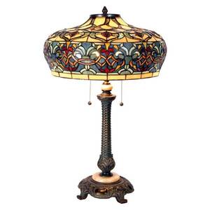 Clayre&Eef Stolná lampa Orient v štýle Tiffany vyobraziť
