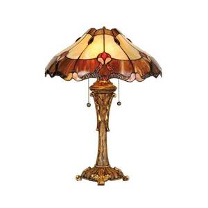 Clayre&Eef Stolná lampa Cambria v štýle Tiffany vyobraziť