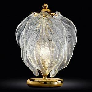 Novaresi Sklenená stolná lampa Foglie z muránskeho skla vyobraziť