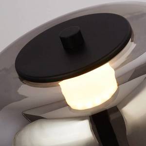 Searchlight Stojacia LED lampa Frisbee so skleneným tienidlom vyobraziť