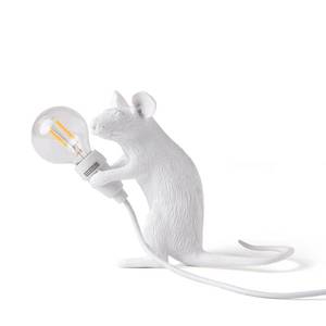 SELETTI Stolová LED lampa Mouse Lamp USB stojacia biela vyobraziť