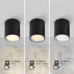 Nordlux LED downlight Fallon long 3-step-dim čierna/oceľ vyobraziť