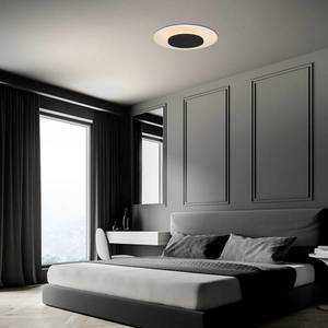 Steinhauer LED stropné svietidlo Lido, čierne, Ø 42 cm vyobraziť