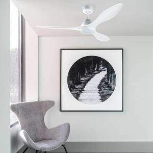 FARO BARCELONA Stropný LED ventilátor Polaris L 3-lopatkový biela vyobraziť