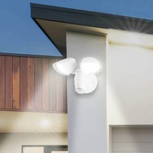 Telefunken Senzorové vonkajšie nástenné svietidlo LED Bilbao 2-svetelné biele vyobraziť