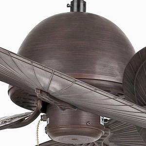 FARO BARCELONA Stropný ventilátor Cuba L, 4-lopatkový, hnedá vyobraziť