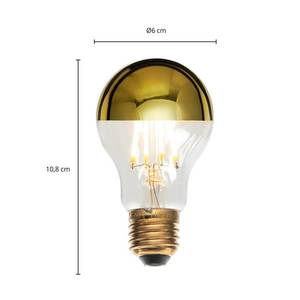 Lucande E27 3, 5W LED žiarovka A60 2 700 K zlatá 2 ks vyobraziť