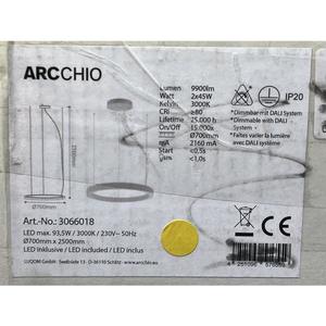 Arcchio Arcchio - LED Luster na lanku PIETRO 2xLED/45W/230V vyobraziť