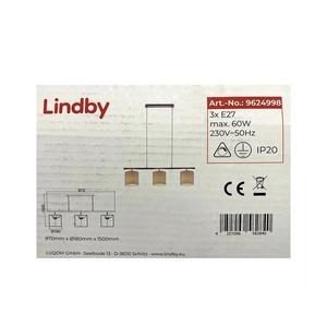 Lindby Lindby - Luster na lanku ZALIA 3xE27/60W/230V vyobraziť