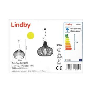 Lindby Lindby - Luster na lanku FRANCES 1xE27/60W/230V vyobraziť