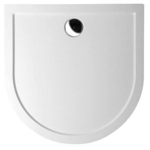 POLYSAN - ISA sprchová vanička z liateho mramoru, polkruh 90x90cm, biela 50511 vyobraziť