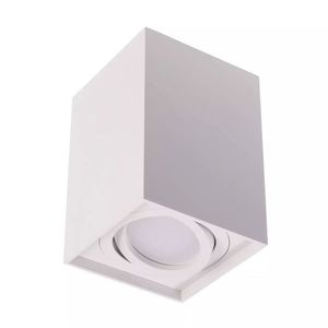 T-LED Biele prisadené výklopné svietidlo hranaté GU10 105518 vyobraziť