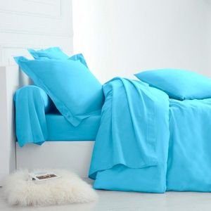 Jednofarebná posteľná bielizeň z polycotonu tyrkysová obliečka na prikr. 260x240cm vyobraziť
