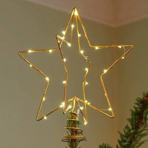Sirius LED dekoratívne svetlo vianočné Top, zlaté vyobraziť