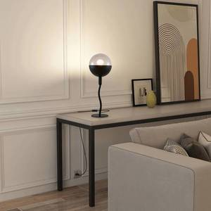 Lucande Lucande Dustian stolová lampa, sklenená guľa vyobraziť