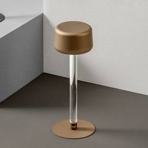 OleV OLEV Tee dizajnérska stolná lampa s batériou zlatá vyobraziť