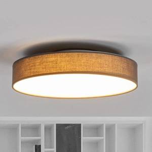 Lindby Látkové stropné LED svietidlo Saira 40 cm sivé vyobraziť