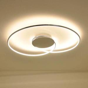 Lindby Stropné LED svietidlo Joline chróm 74 cm vyobraziť