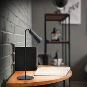 Reality Leuchten Stolová LED lampa Maxi s batériou, čierna vyobraziť