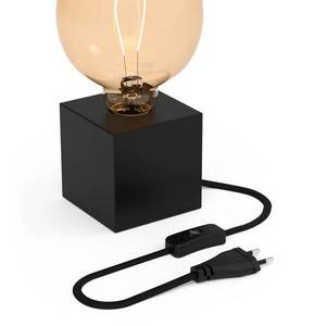 Calex Calex stolová lampa v tvare kocky, čierna vyobraziť