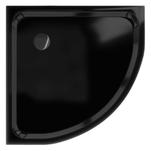 Sprchová vanička MEXEN FLAT s čiernym sifónom 80 x 80 cm čierna vyobraziť