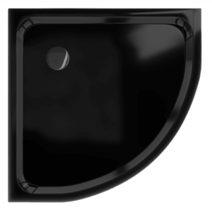 Sprchová vanička MEXEN FLAT s čiernym sifónom 90 x 90 cm čierna vyobraziť