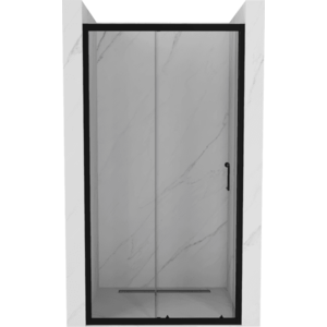 Sprchové dvere MEXEN Apia 105 cm čierne vyobraziť