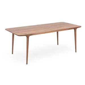 Jedálenský stôl z orechového dreva 90x180 cm Fawn – Gazzda vyobraziť