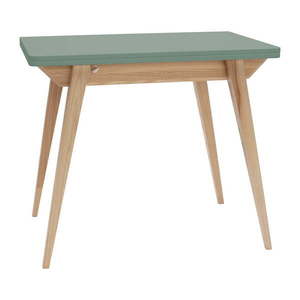 Rozkladací jedálenský stôl so zelenou doskou 65x90 cm Envelope – Ragaba vyobraziť