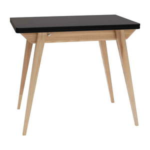 Rozkladací jedálenský stôl s čiernou doskou 65x90 cm Envelope - Ragaba vyobraziť
