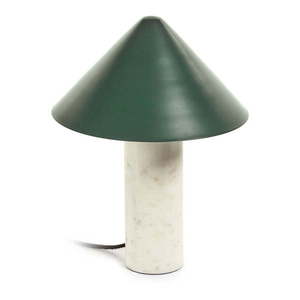 Zelená stolová lampa s kovovým tienidlom (výška 32 cm) Valentine - Kave Home vyobraziť