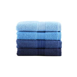 Súprava 4 modrých bavlnených uterákov Foutastic Sky, 50 x 90 cm vyobraziť