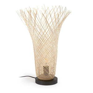 Bambusová stolová lampa v prírodnej farbe s bambusovým tienidlom (výška 50 cm) Citalli - Kave Home vyobraziť
