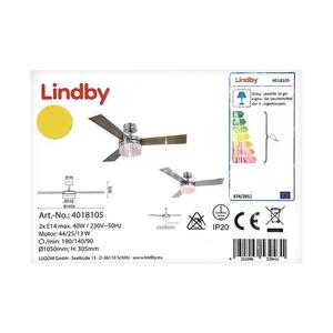 Lindby Lindby - Stropný látor ALVIN 2xE14/40W/230V vyobraziť
