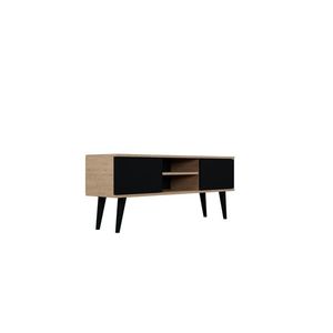 TV stolek TORONTO 120 cm dub artisan/černý vyobraziť