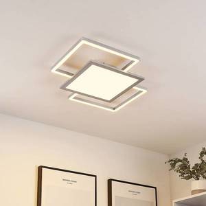 Lucande Lucande Ciaran– stropné LED svietidlo, štvorce vyobraziť