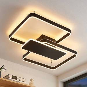 Lucande Lucande Kadira stropné LED svetlo, 80 cm, čierna vyobraziť