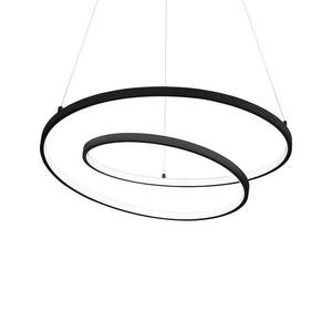 Ideallux Ideal Lux Oz LED závesné svetlo Ø 80 cm čierne vyobraziť