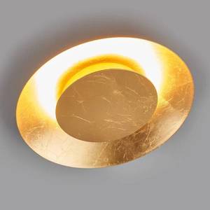 Lindby Stropné LED svietidlo Keti zlatý vzhľad Ø 34, 5 cm vyobraziť