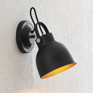 Lindby Lindby Adirta kovová nástenná lampa čierna vyobraziť