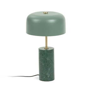 Zelená stolová lampa Kave Home Biscane vyobraziť