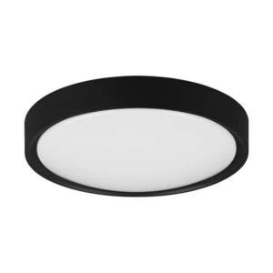 Matne čierne LED stropné svietidlo ø 33 cm Clarimo - Trio vyobraziť