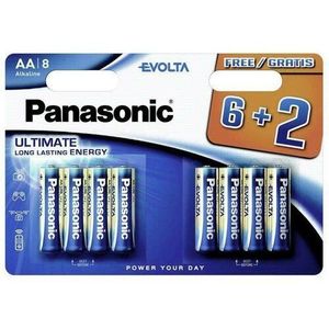 Panasonic LR6EGE/8BW 6+2F EVOLTA batéria vyobraziť