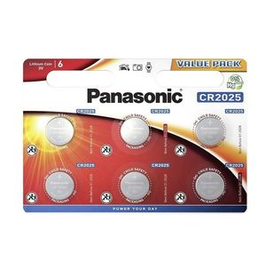 Panasonic CR-2025EL/6BW batéria vyobraziť