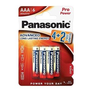 Panasonic LR03PPG/6BP 4+2F Pro Power Gold batéria vyobraziť