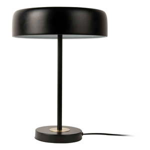 Čierna stolová lampa s kovovým tienidlom (výška 40 cm) Gold Disc – Leitmotiv vyobraziť